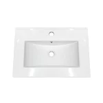 Lavamanos Tipo Mesón Blanco 50 x 40 cm Submontar