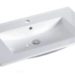 Lavamanos Tipo Mesón Blanco 80 cm Submontar